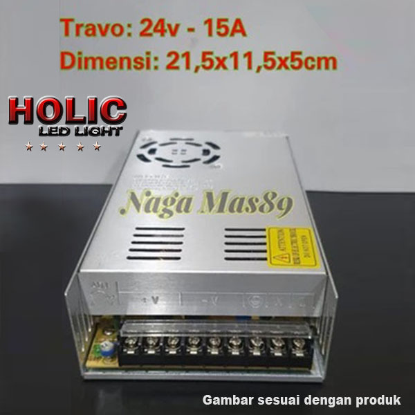 Travo / Power Supply   24Volt - 15 Ampere