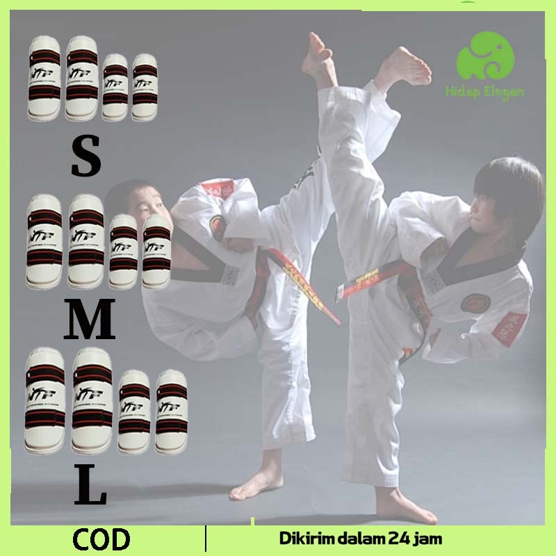 Pelindung Tangan Kaki Taekwondo 4pcs/Set Dukungan Tinggi Taekwondo Foot Protector Bernapas Foot Prot