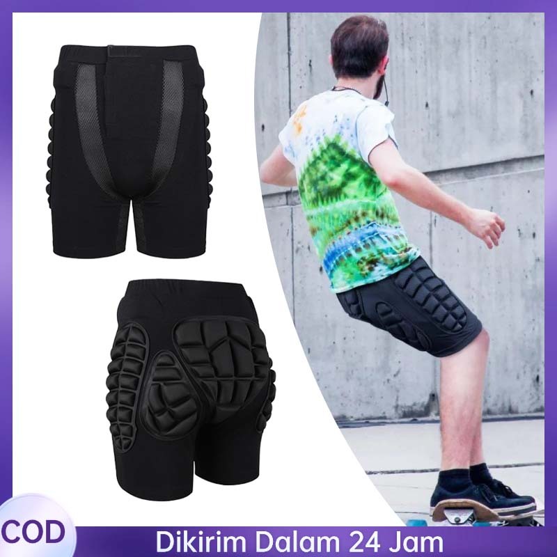 Celana Pelindung Ice Skating Perlindungan Terhadap Jatuh Pelindung Pantat Skating Universal Pelindun