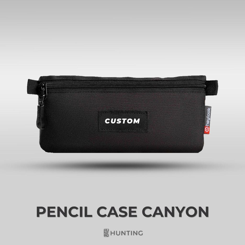 PENCIL CASE CUSTOM CANYON HUNTING TEMPAT PENSIL ATK GROSIR Tempat Alat Tulis Sekolah Custom Logo Mer