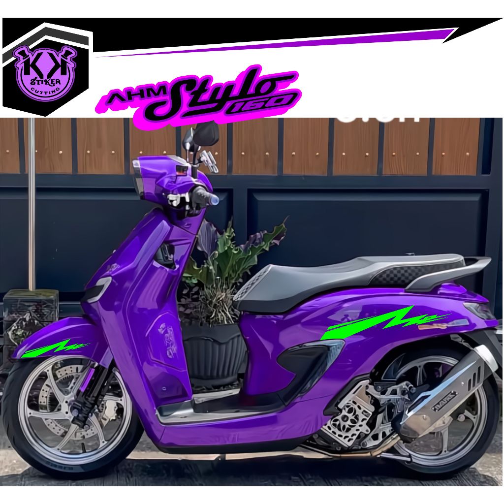 SC.629A/STRIPING AHM HONDA STYLO 160/STICKER CUTTING/STICKER LISS BODY AHM HONDA STYLO 160/STICKER