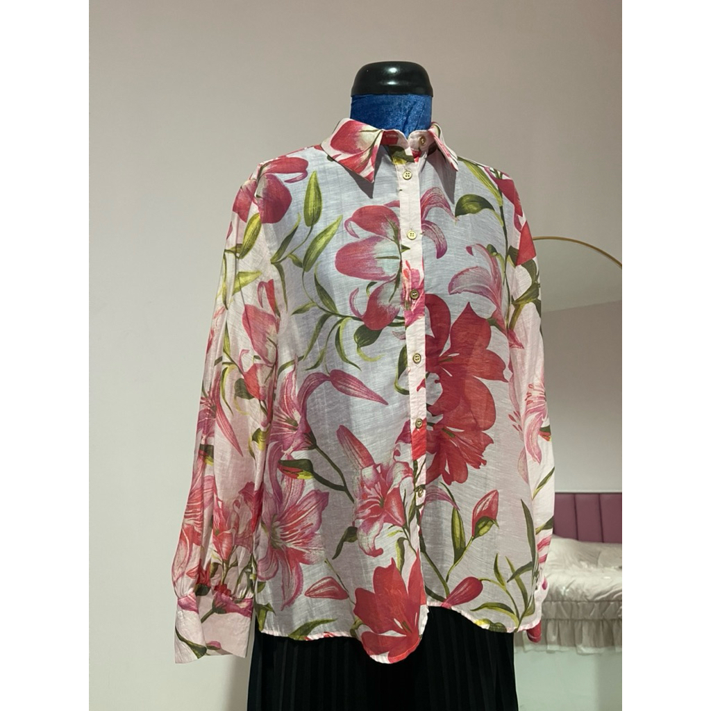 Zara Floral Blouse