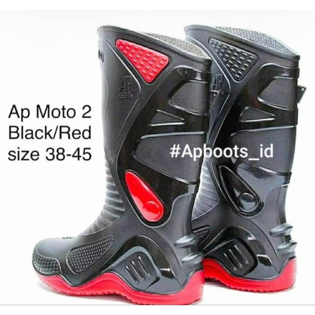 Sepatu Boot Pria Ap Boots Ap Moto 2 Original Sepatu Boot Raider Anti Slip
