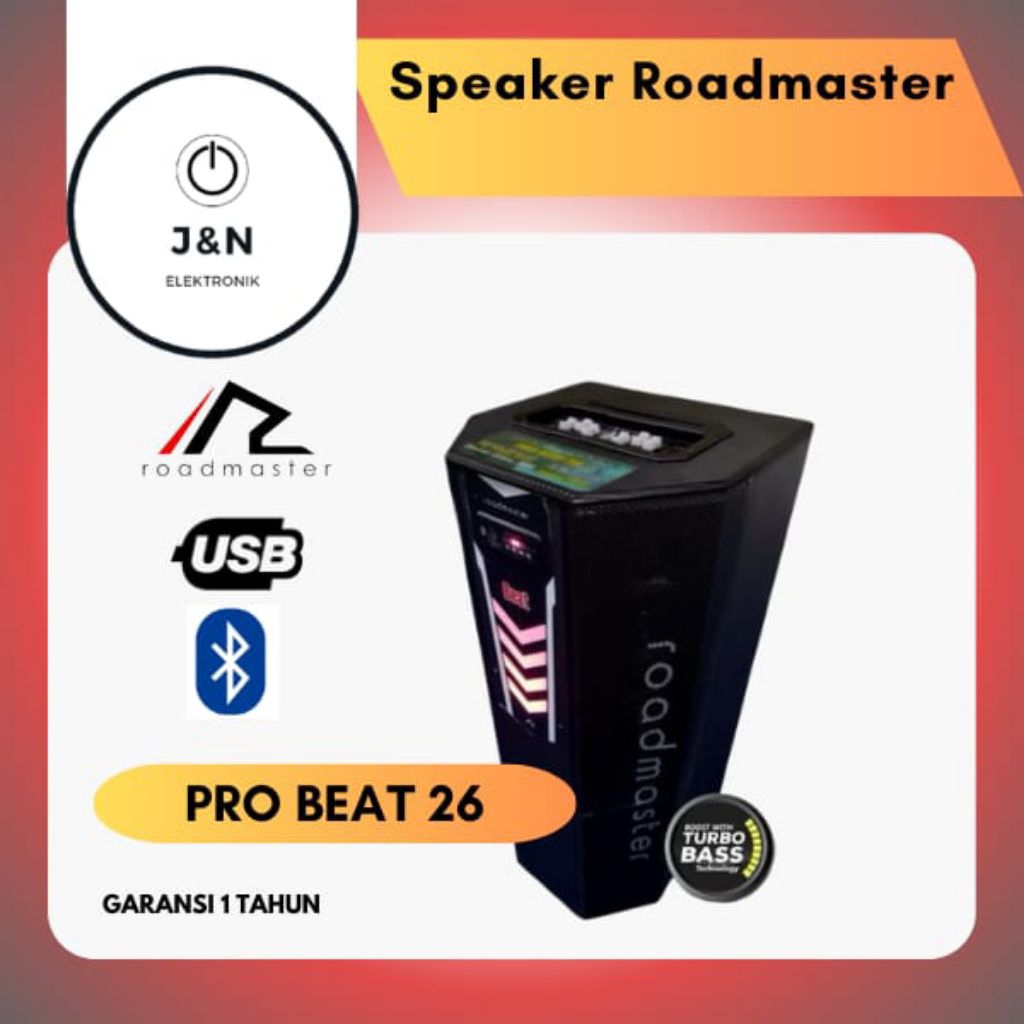 Speaker Roadmaster Pro beat 26 Garansi Resmi
