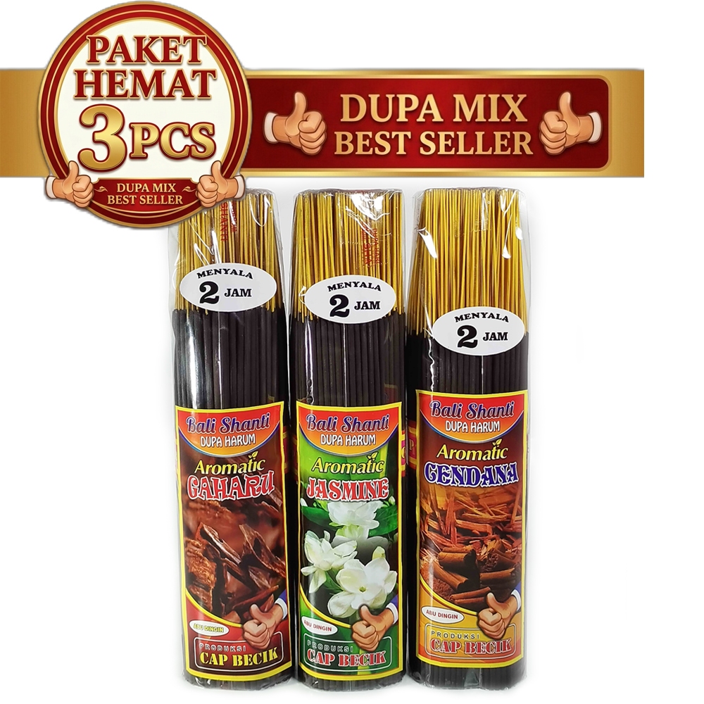 Dupa Sembahyang Aroma Cendana Gaharu Jasmine 3 Pak