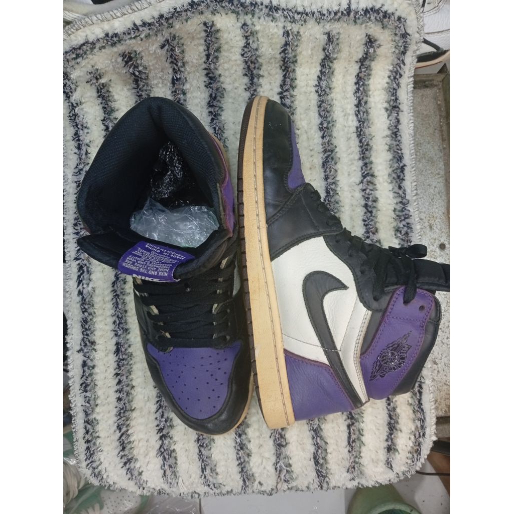 sepatu second branded aj1 purple court