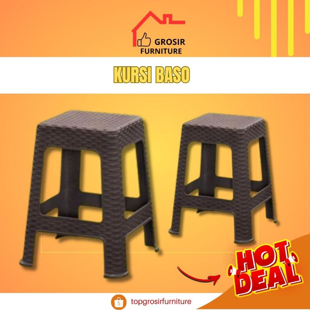 Kursi Plastik Tabitha - Tabitha Chair Square - Kursi Bakso