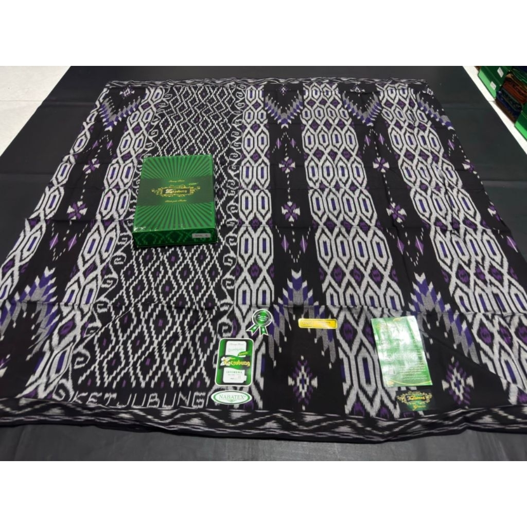 Sarung KETJUBUNG Green Mercerized Tipe GNK