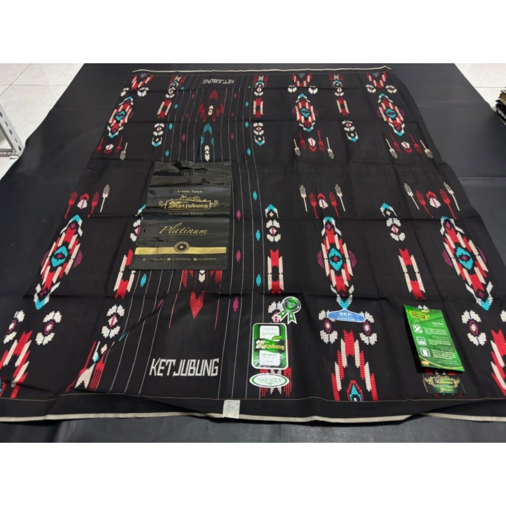 Sarung KETJUBUNG Green Mercerized Motif SGD SKP Grade B