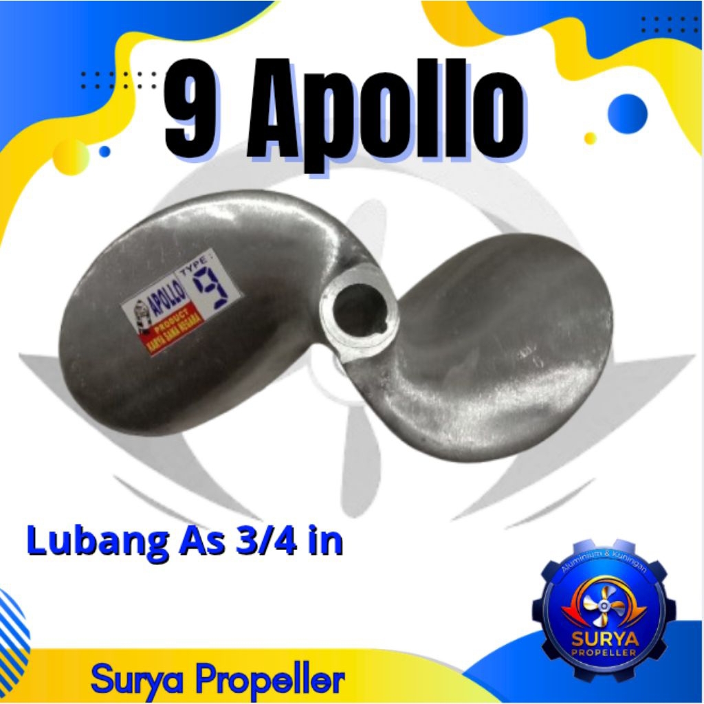 Kipas Kapal type 9 BALING-BALING PERAHU MESIN & KETINTING