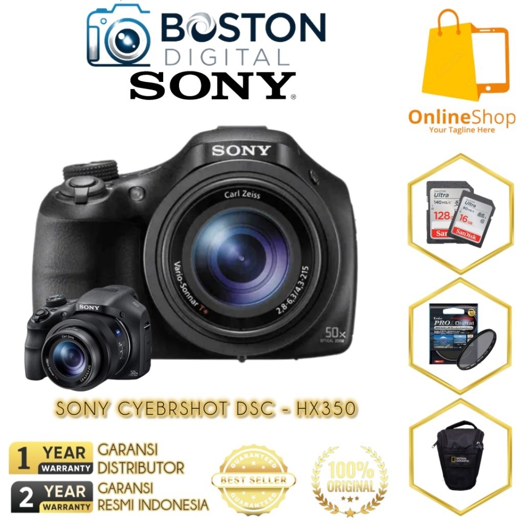 Sony Cyber-shot DSC-HX350 Kamera Digital Compact Long-Zoom 20MP