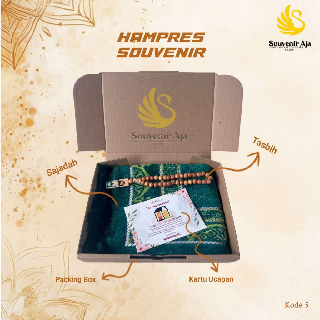 Sajadah Sovenir Sajadah Hampers Tahlilan Sovenir Pernikahan Sovenir oleh oleh Haji Souvenir Tahlilan