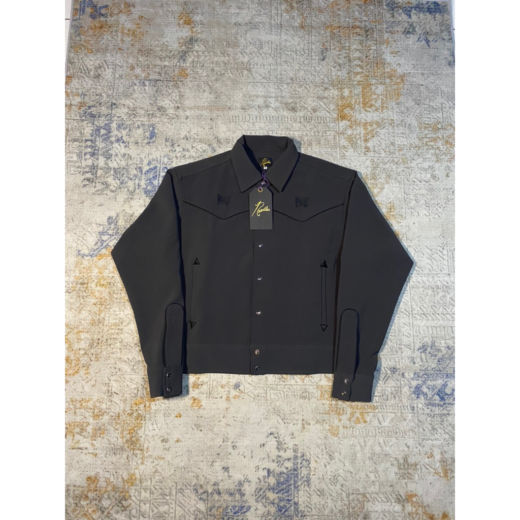needles piping cowboy jacket grey