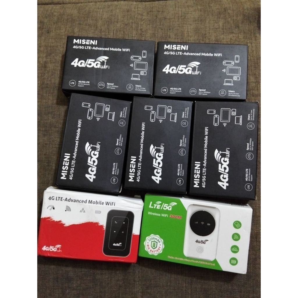 Modem Wifi Portable 4G/5G LTE Mbps All Operator BARU
