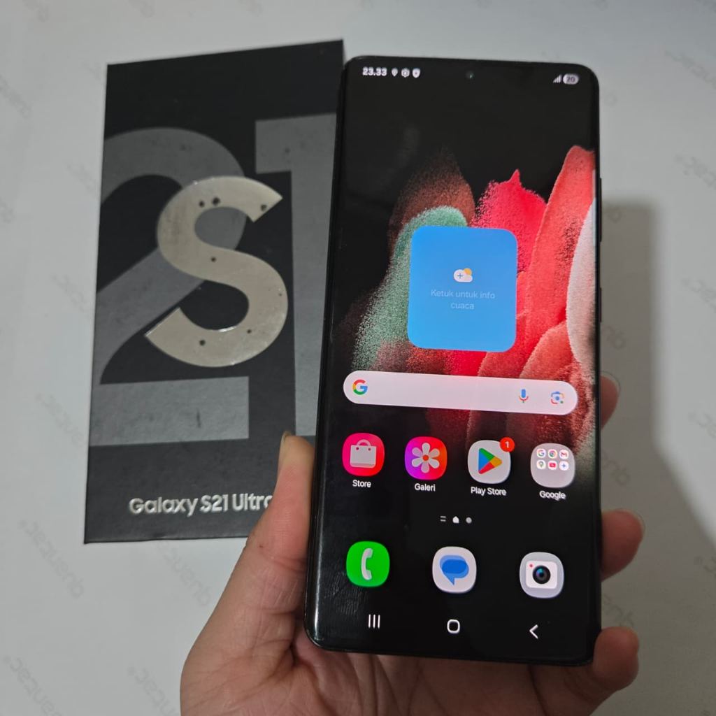 Samsung S21 Ultra 5G RAM 16GB/512GB SEIN 512 GB Resmi Indonesia Minus LCD TOMPEL KECIL