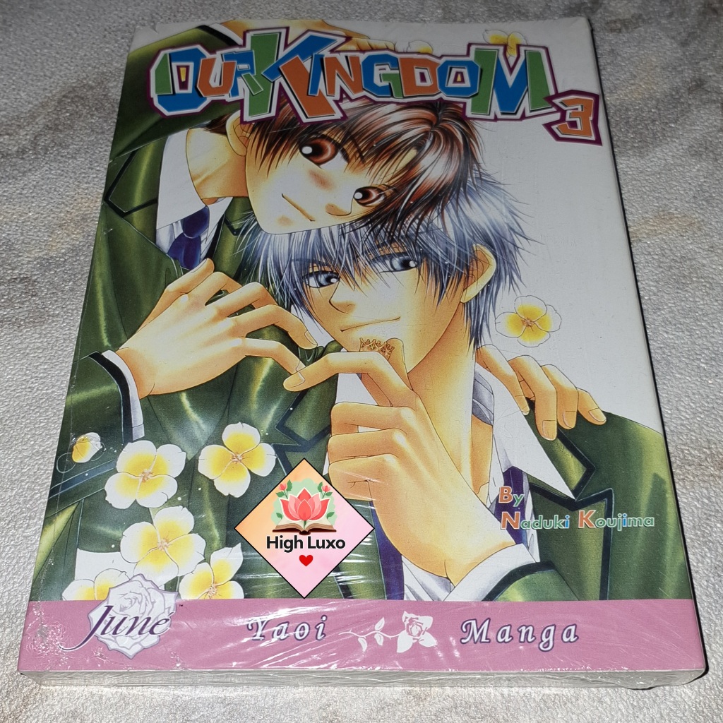 Buku Our Kingdom Volume 3 Manga Yaoi BL Comic Akira Rei Takatoh English Book Original Import Digital