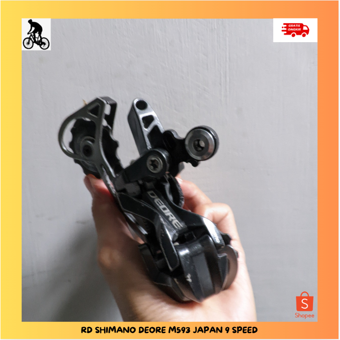 RD SHIMANO DEORE M593 JAPAN 9/10 SPEED