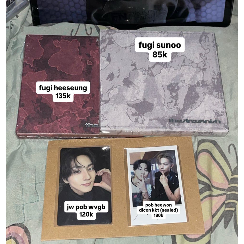 [READY STOCK] ENHYPEN ALBUM FUGITIVES SUNGHOON SUNOO POB JUNGWON POB DICON HEEWON