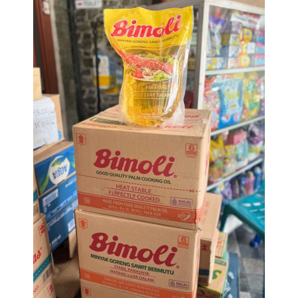 Minyak Goreng Bimoli 2 Liter (1 Dus)