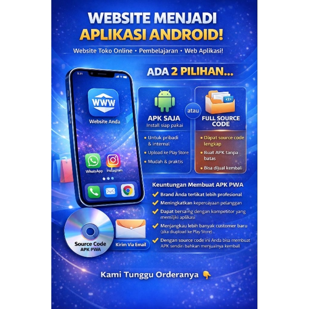 Aplikasi android (source code) PWA