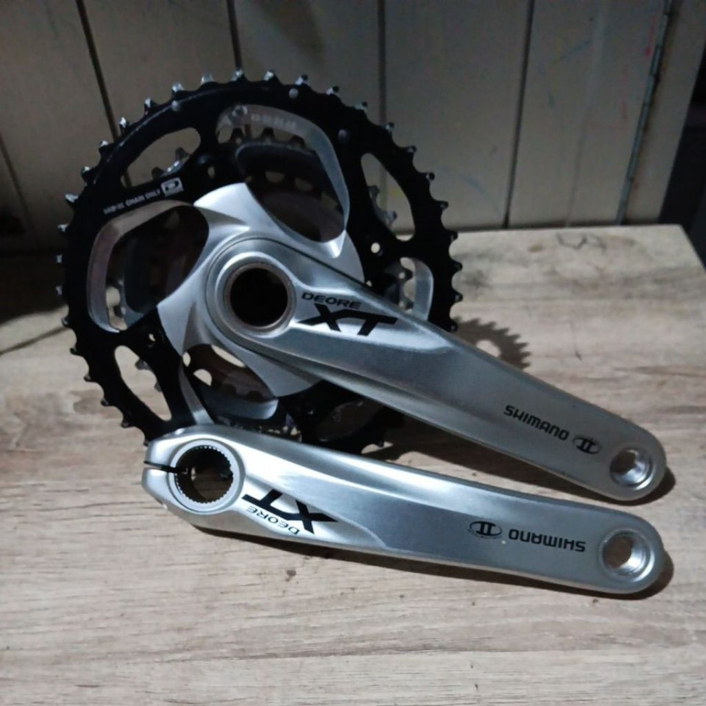 Crank shimano deore xt triple m780 vintage kalcer kuwahara federal bukan m770