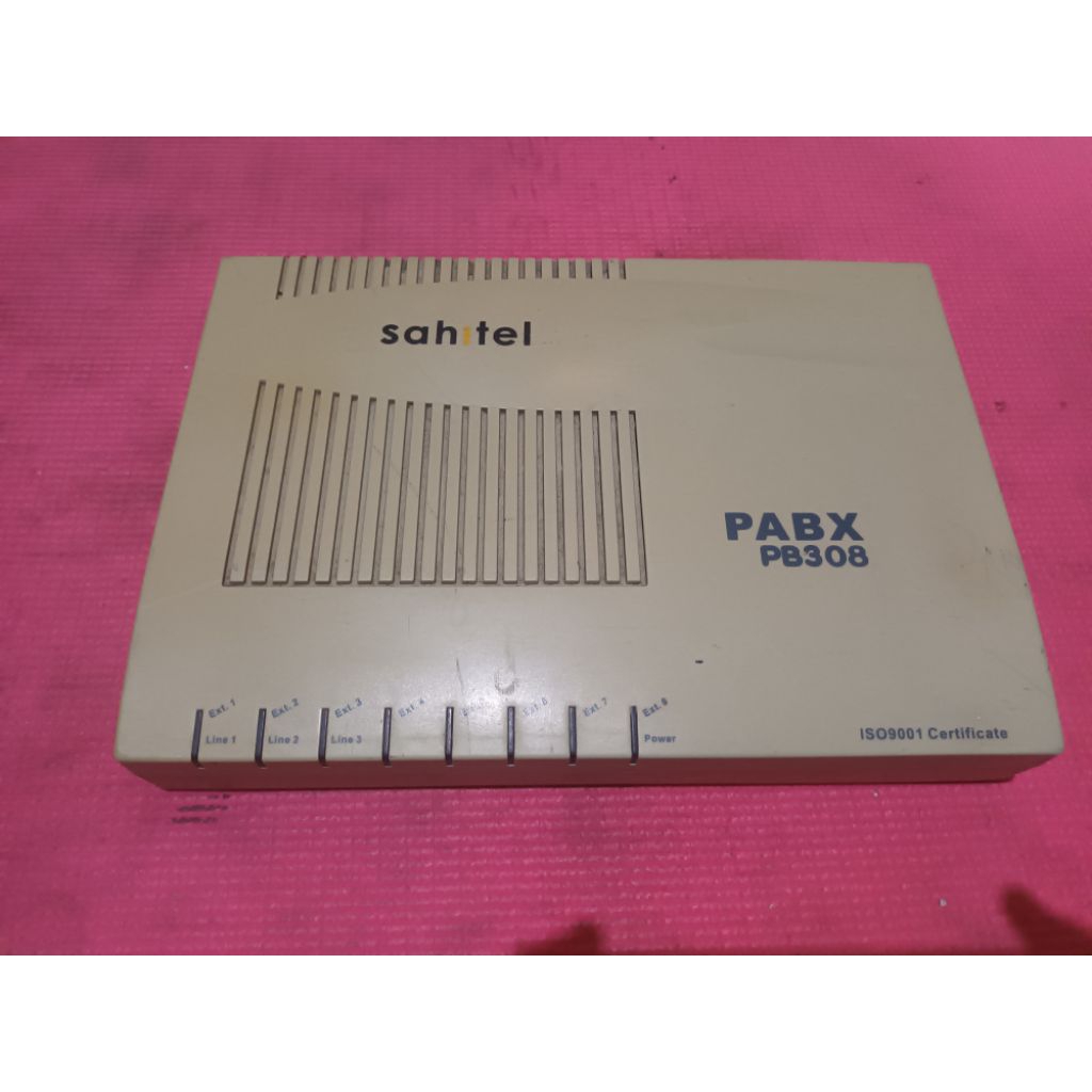 pabx sahitel PB308 3 line 8 ext normal tested
