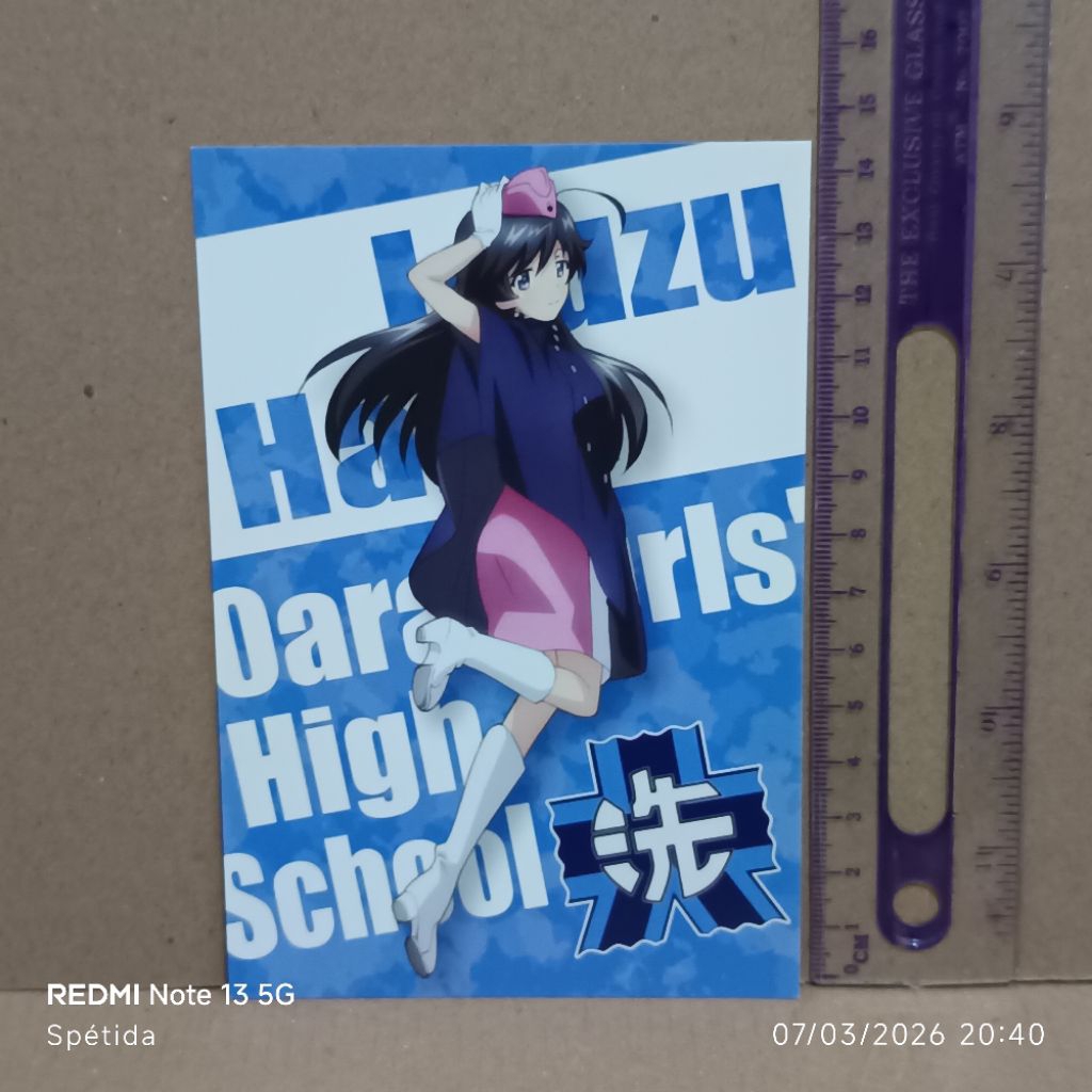 Hana Isuzu Ōarai Girls' Highschool - Girls & Panzer Postcard