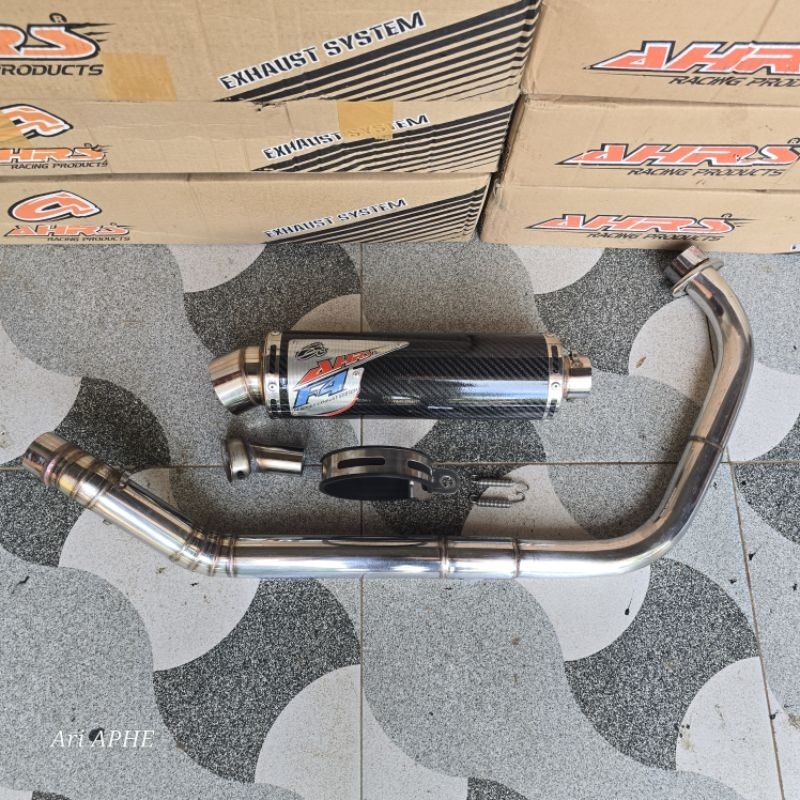 PROMO knalpot AHRS F4 TGA carbon original CBR250R CBU THAILAND cbr 250 r