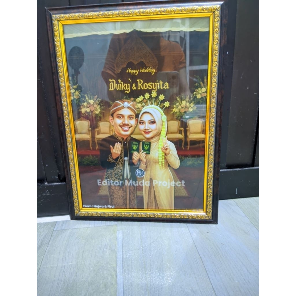 Karikatur Wedding |Kado Wedding