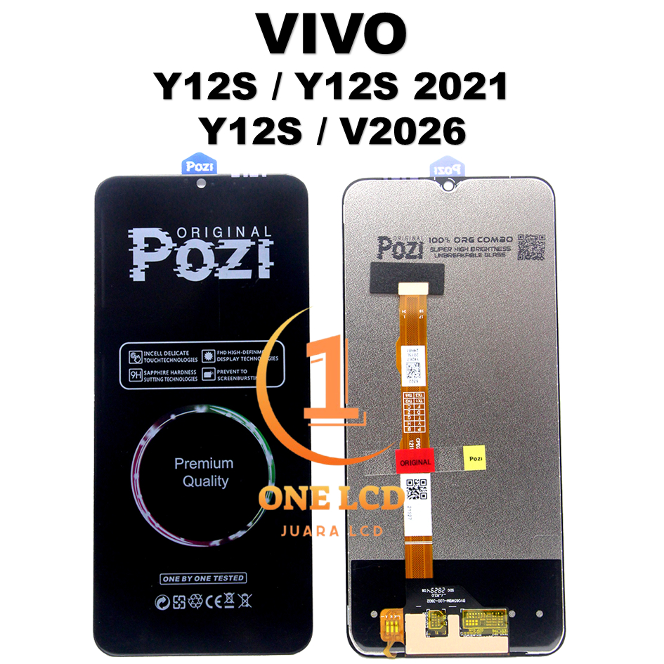 LCD TOUCHSCREEN VIVO Y12S / Y12S 2021 Y12S / V2026 COMPLETE ORIGINAL 100% FULLSET