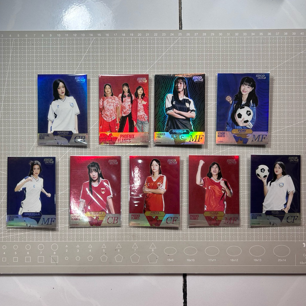 PANINI Erigo x JKT48 Grup Freya Fiony Marsha Oniel Greesel Adel Ella Flora