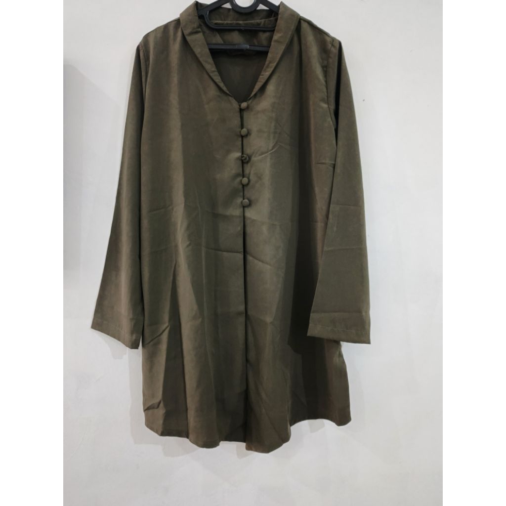 baju blouse polos wanita wolfis pl preloved army new