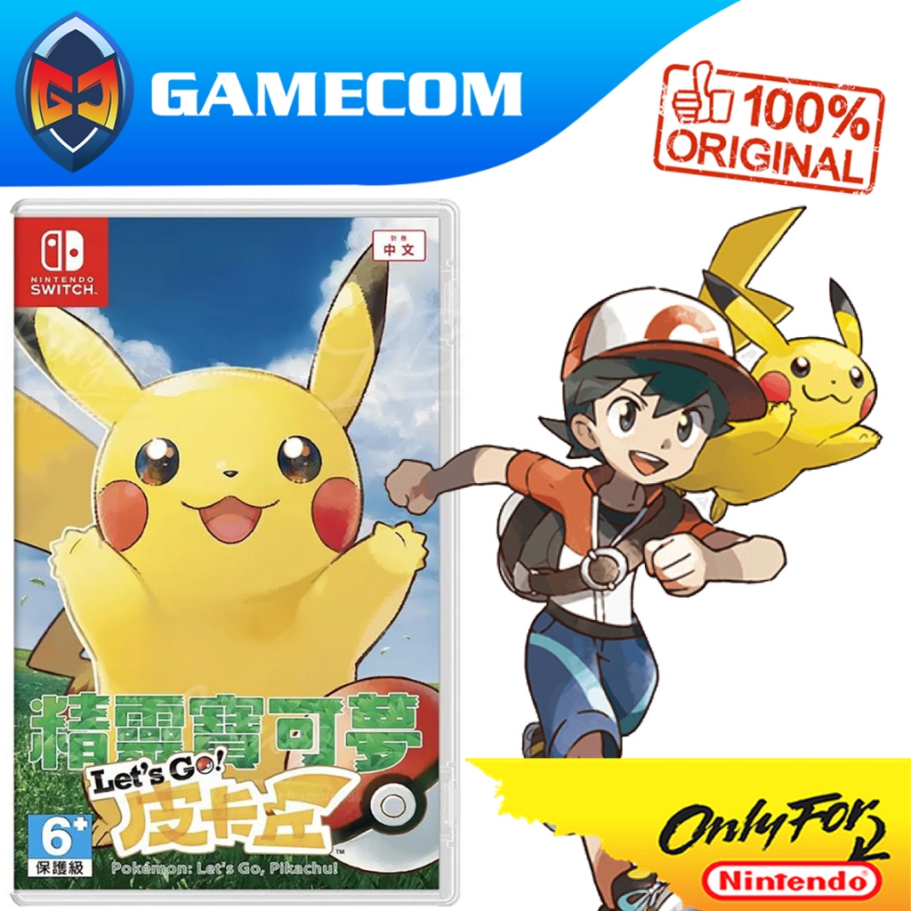 Pokemon Lets Go Pikachu Game Nintendo Switch