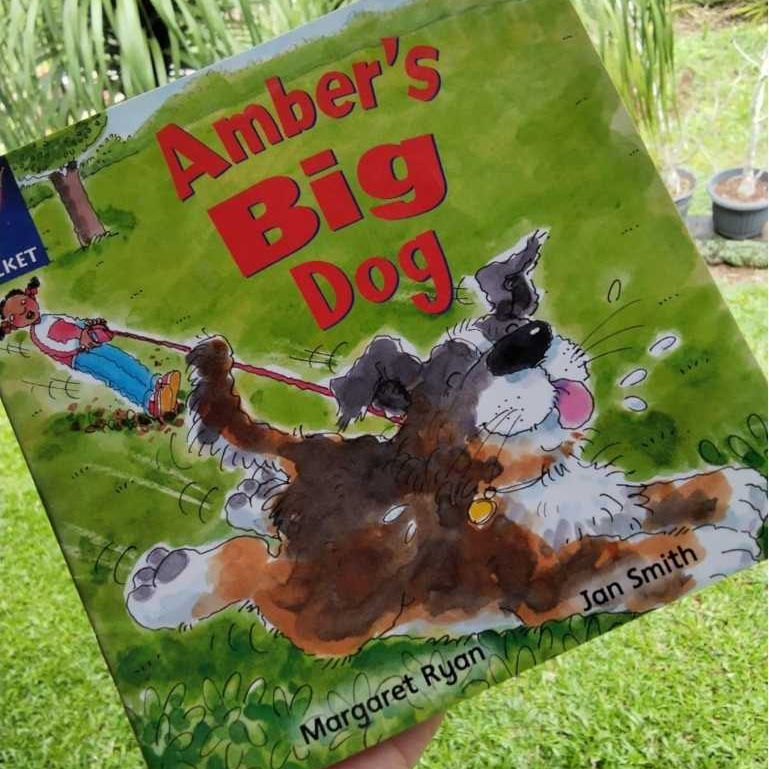 Rigby Rockett Green Level Margaret Ryan Jan Smith Amber's Big Dog Buku Anak Bahasa Inggris Preloved