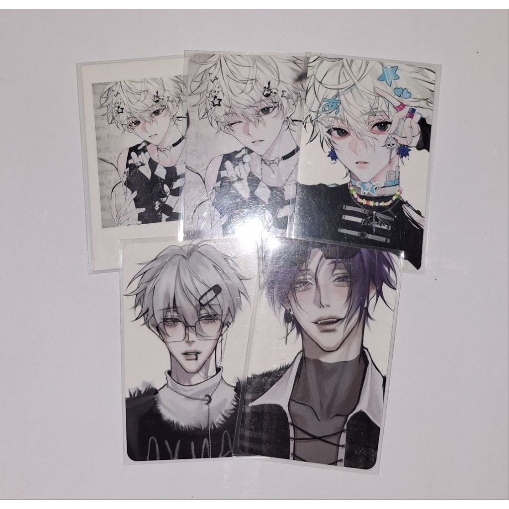 set photocard fanmade nagi seishiro bluelock reo mikage 5 pcs anime