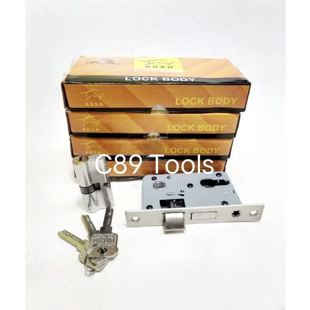 Body Kunci KECIL RUSH / Bodi Kunci Pintu Kecil RUSH