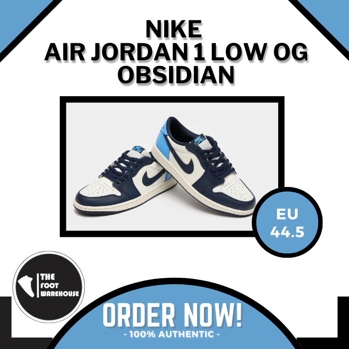 Nike Air Jordan 1 Low OG Obsidian - EU 44.5 / US 10.5