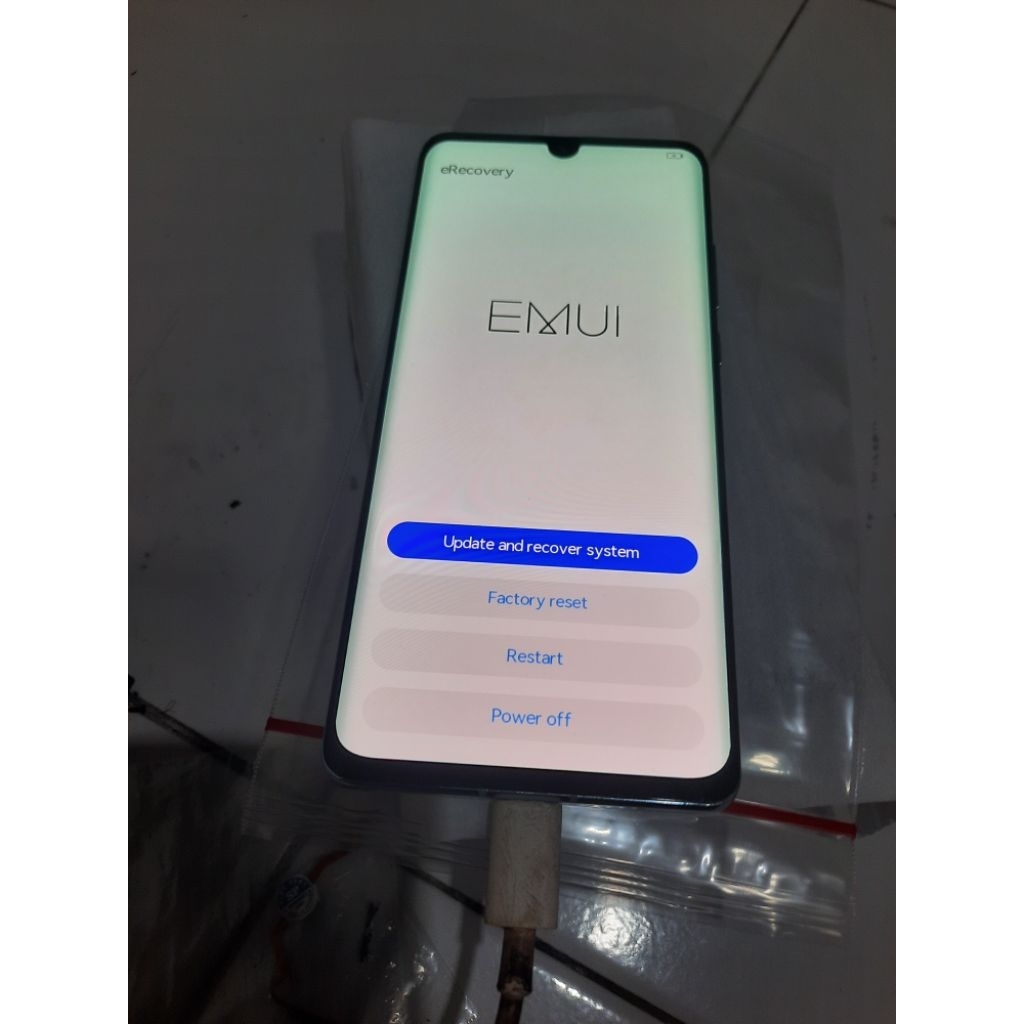 Mesin Huawei P30 pro nyala logo