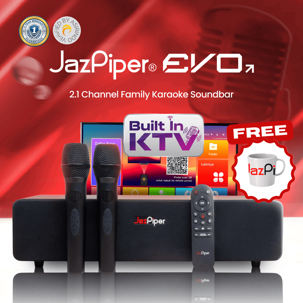 JazPiper EVO - Family Karaoke Set / Karaoke Set Praktis / Alat Karaoke Rumahan