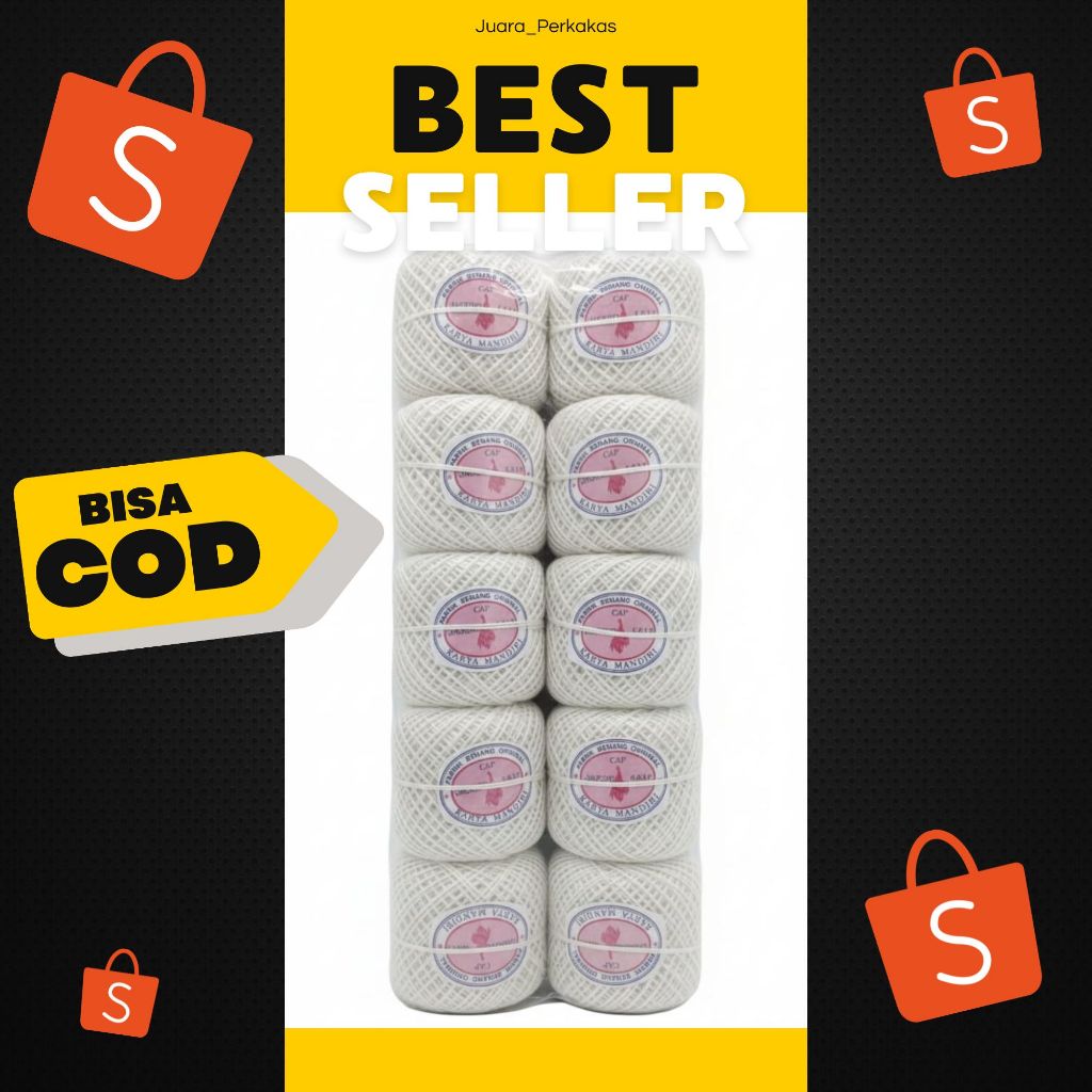 Benang Karbol Benang Tukang Benang Layangan Cap Jagung Ori Besar