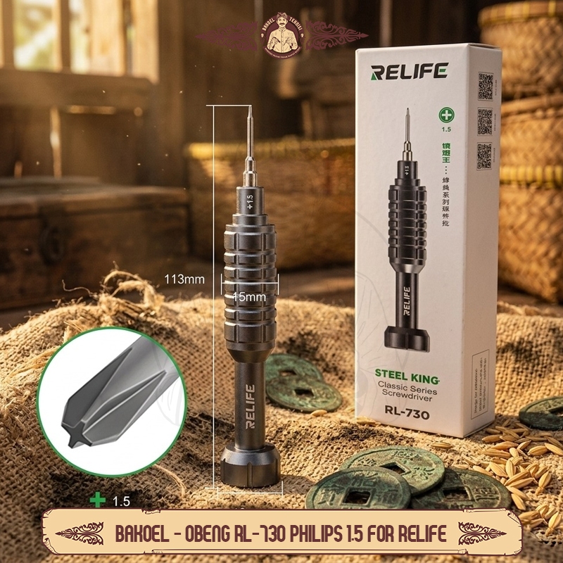 Obeng Relife RL-730 1.5 / Obeng Plus 1.5 / Obeng +1.5 / Obeng Philips 1.5 / Obeng Relife RL-730 (+) 