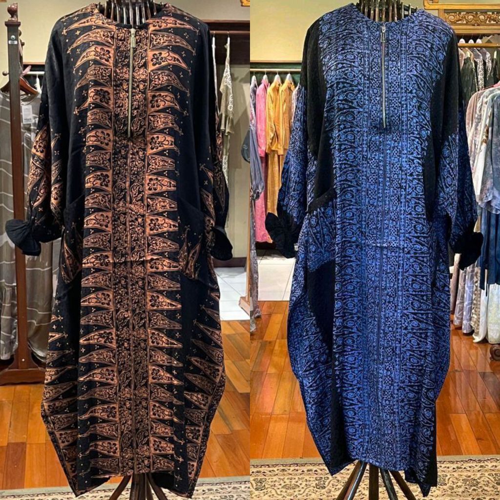 Triana Kaftan Viscos by Dian Pelangi LIMITED EDITION Busana Muslim Maxi Dress Gamis Casual Formal Pe