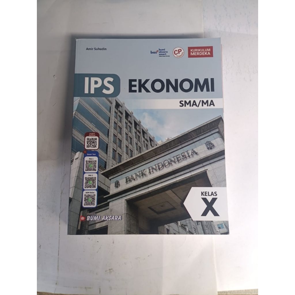 buku IPS ekonomi kelas 10 SMA penerbit Bumi Aksara CP kurikulum merdeka