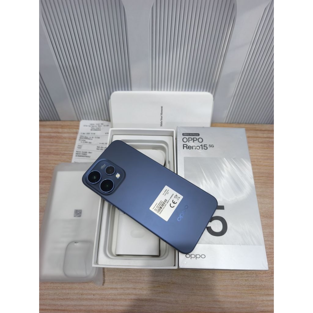 OPPO RENO 15 5G 12/256 KONDISI OPEN BOX