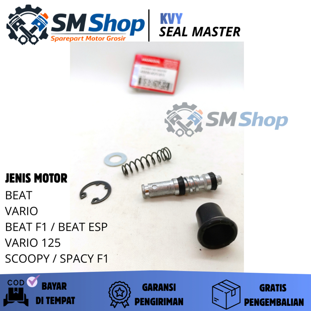 KVY SEAL MASTER MOTOR HONDA BEAT / SEAL MASTER REM MOTOR BEAT FI / KIT SEAL MASTER REM VARIO / KARET