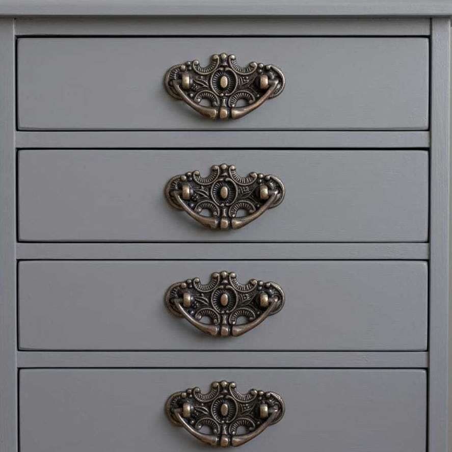 Tarikan Laci Kuningan Antik Motif Batman 1 pcs