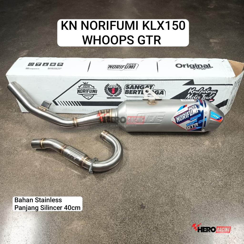 KNALPOT NORIFUMI MOTOR KLX 150 WHOOPS GTR