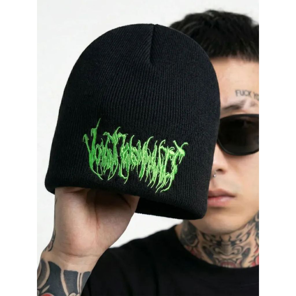 VOMIT REMNANTS - logo green - BEANIES - WINTERHAT