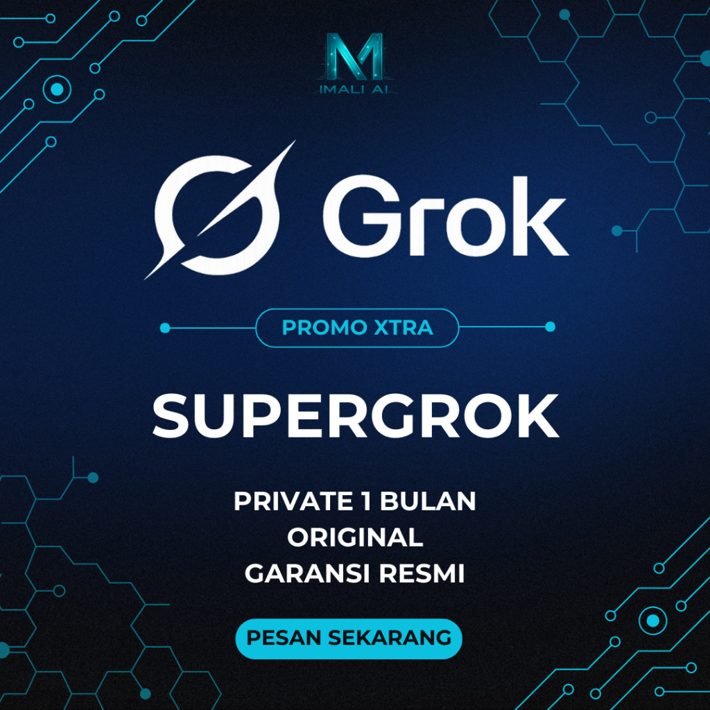 SuperGrok Promo 1 Bulan Grok AI Private