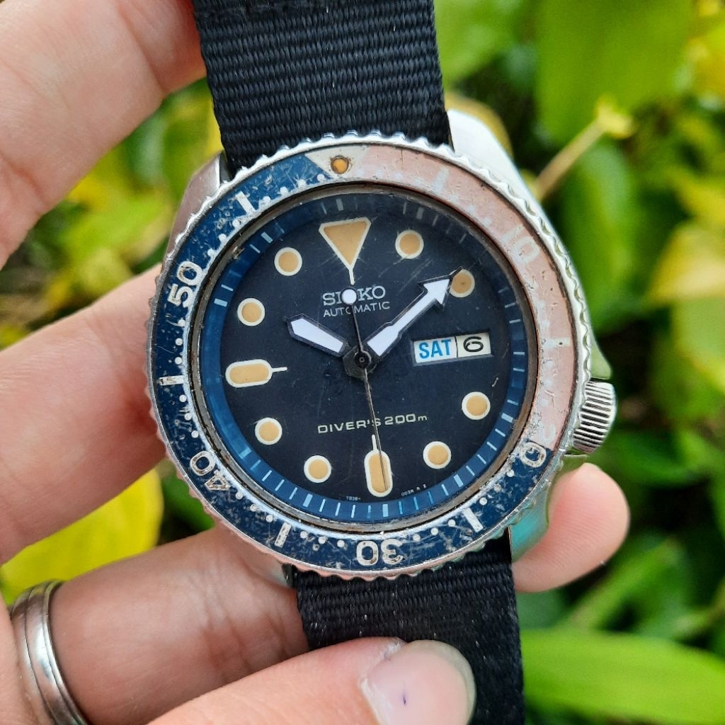 Seiko 5 Diver's 200m SKX009K1 Pepsi Blue SKX009 7S26-0020 Not SKX007 Automatic